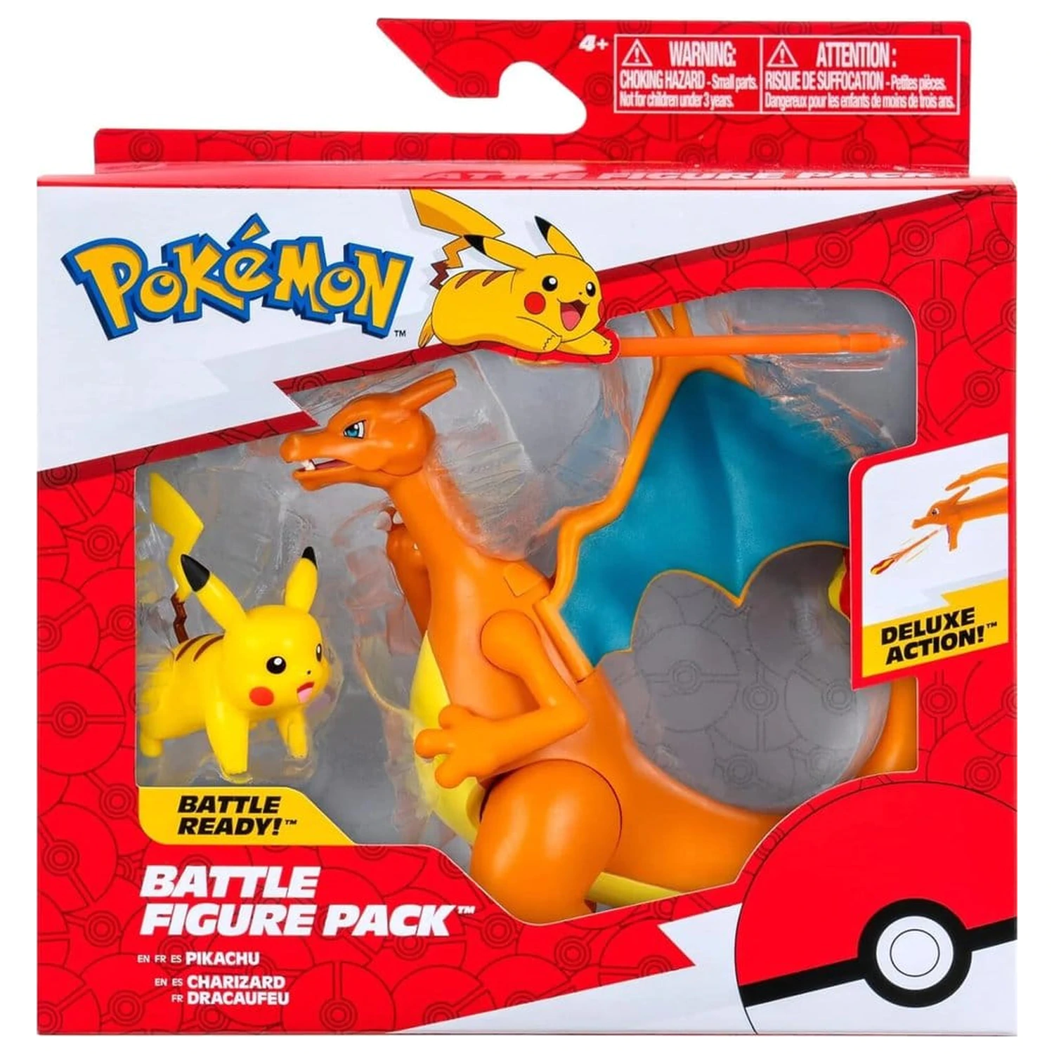 Pokémon Figure 2-Pack Charizard 11 cm & Pikachu 5 cm fotografii produktu
