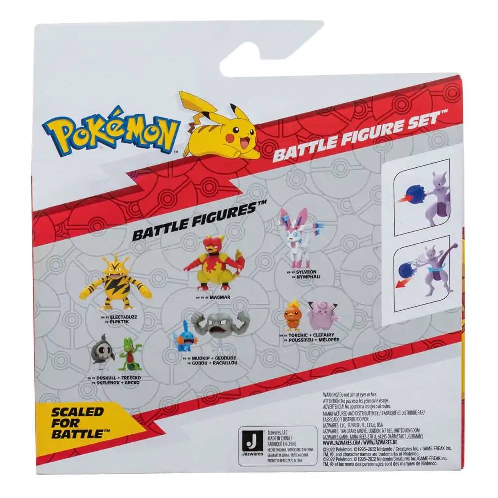 Pokémon Figurka 2-Pack Mewtwo 10 cm & Mew 5 cm fotografii produktu