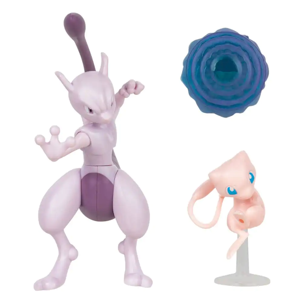 Pokémon Figurka 2-Pack Mewtwo 10 cm & Mew 5 cm fotografii produktu