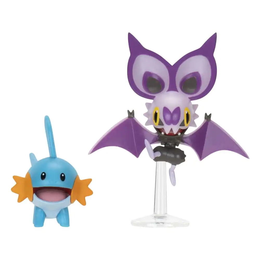 Pokémon Figure 2-Pack Mudkip & Noibat se stojanem 8 cm fotografii produktu