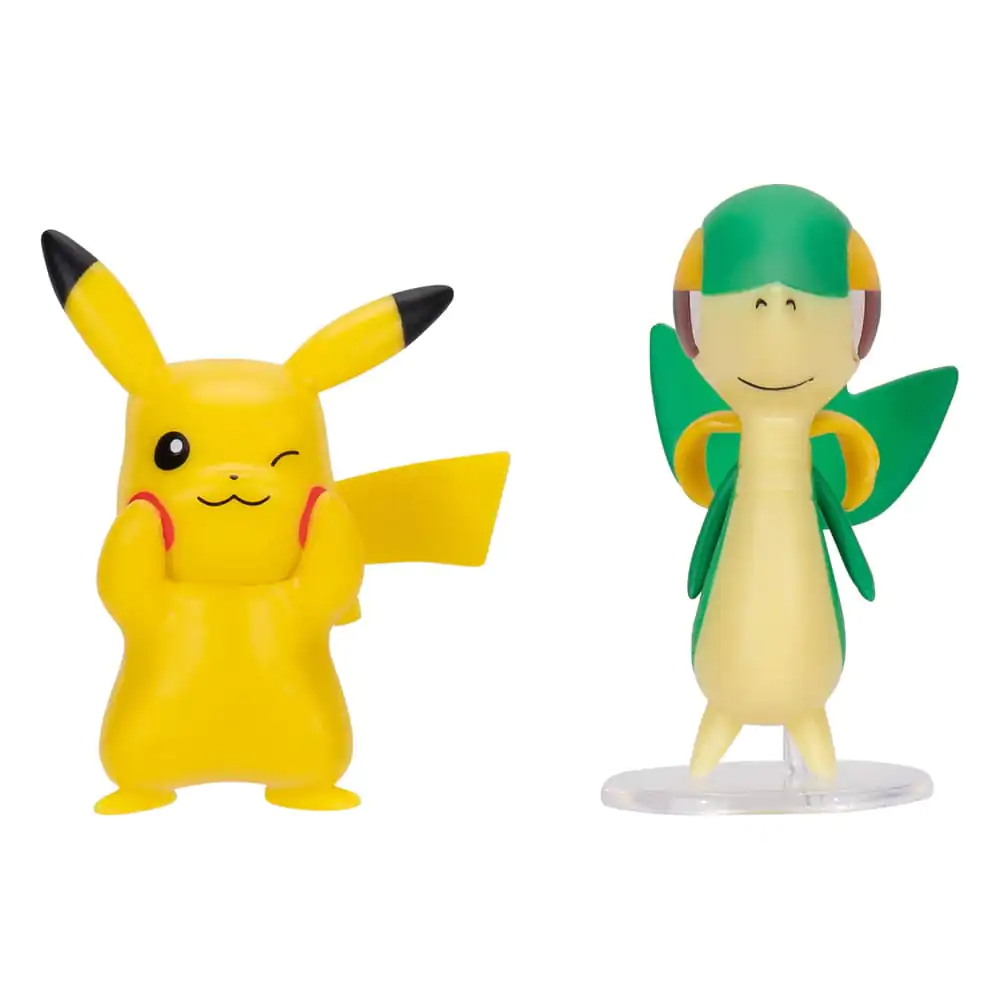 Pokémon Figurka 2-Pack Snivy & Pikachu 8 cm fotografii produktu
