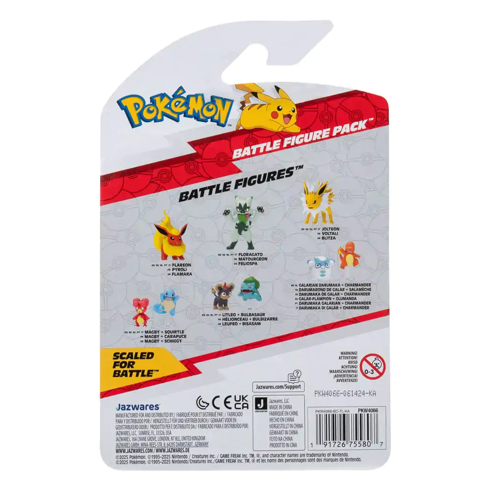 Pokémon Figurka 2-Pack Snivy & Pikachu 8 cm fotografii produktu