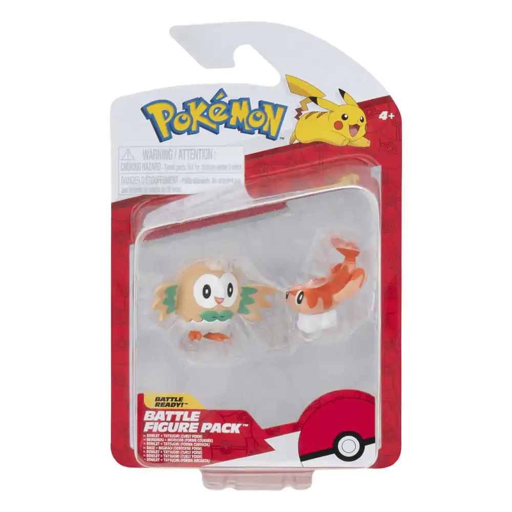 Pokémon Figure 2-Pack Tatsugiri (Curly Form) & Rowlet 8 cmPokémon Figurka 2-Pack Tatsugiri (Curly Form) & Rowlet 8 cm fotografii produktu