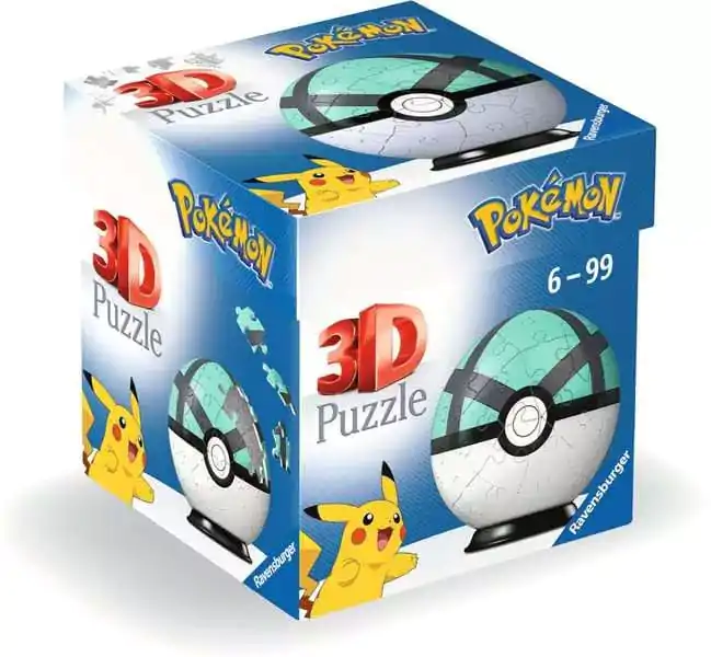 Pokémon 3D Puzzle Pokéballs: Net Ball (55 dílků) fotografii produktu