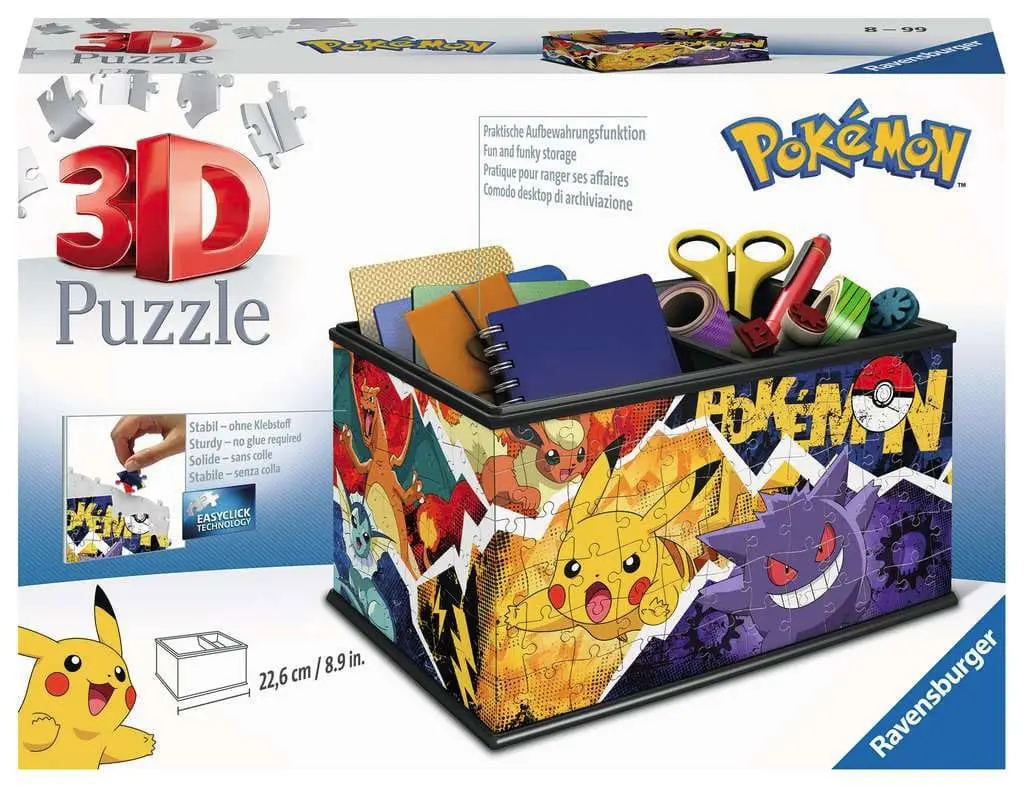 Pokémon 3D puzzle úložný box (223 kusů) fotografii produktu