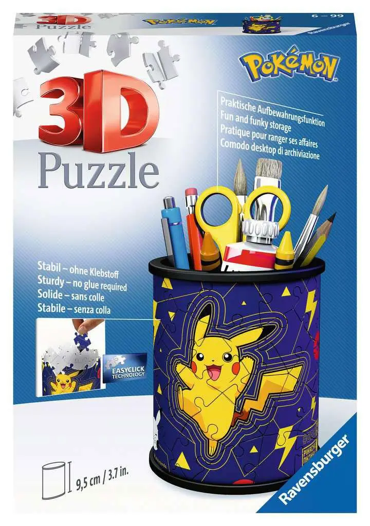 Pokémon 3D Puzzle Držák na tužky (54 dílků) fotografii produktu