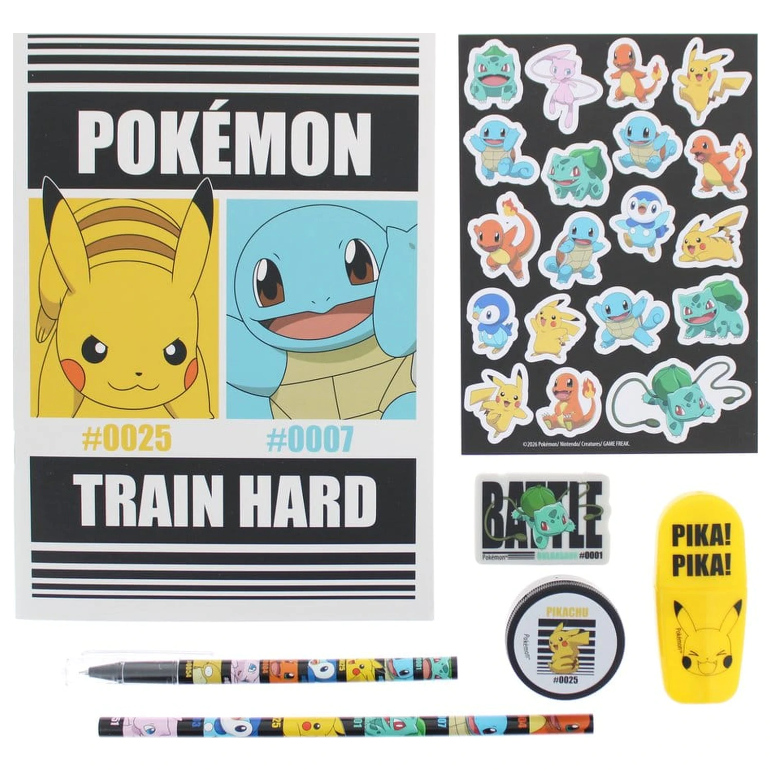 Pokémon papírnický set 7dílný fotografii produktu