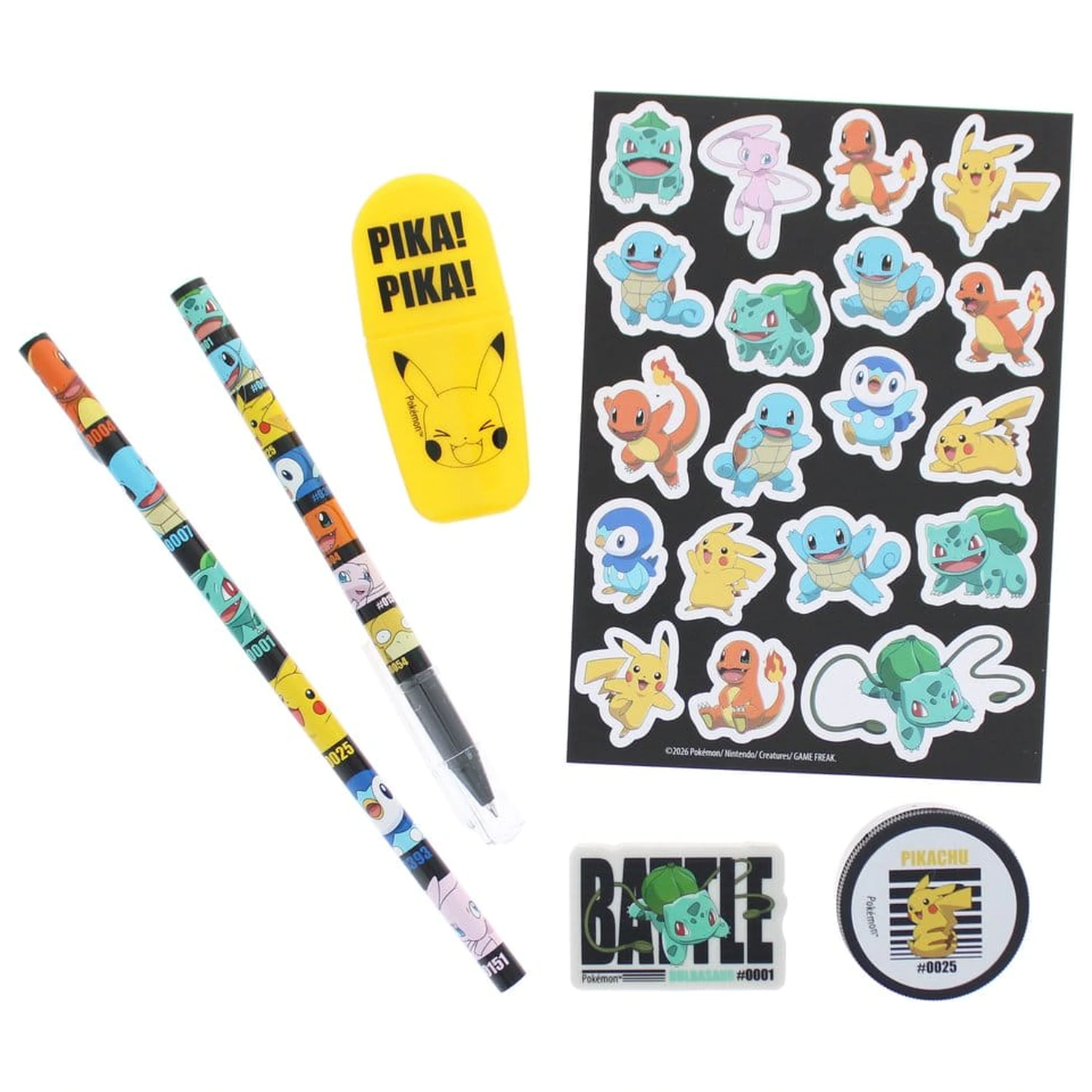 Pokémon papírnický set 7dílný fotografii produktu