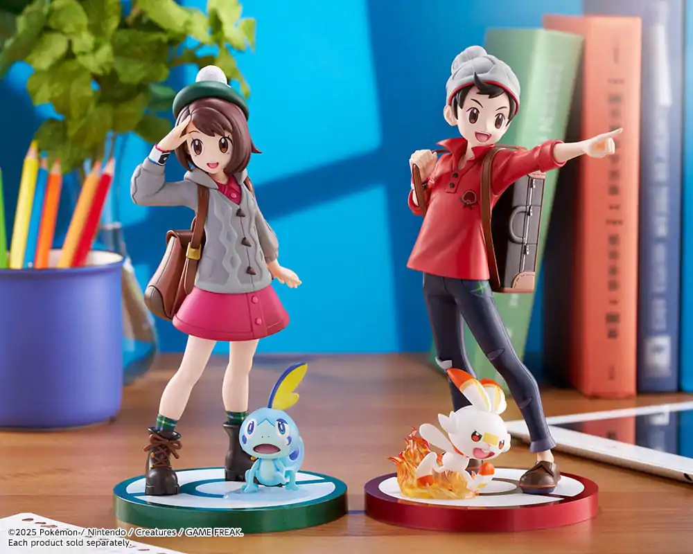 Pokémon ARTFXJ Socha 1/8 Gloria & Sobble 21 cm fotografii produktu