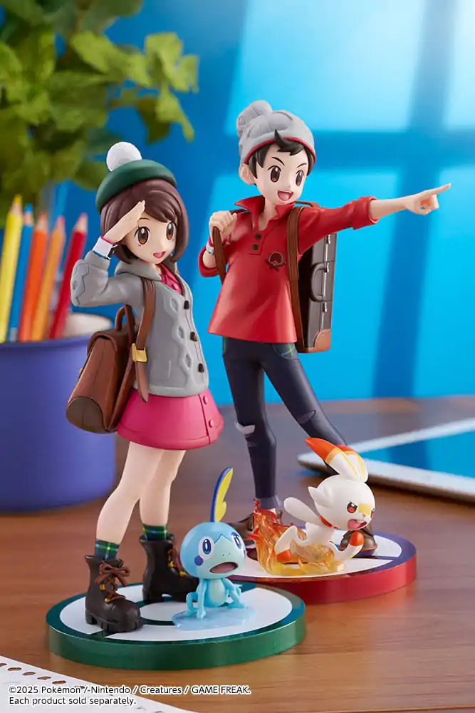 Pokémon ARTFXJ Socha 1/8 Gloria & Sobble 21 cm fotografii produktu