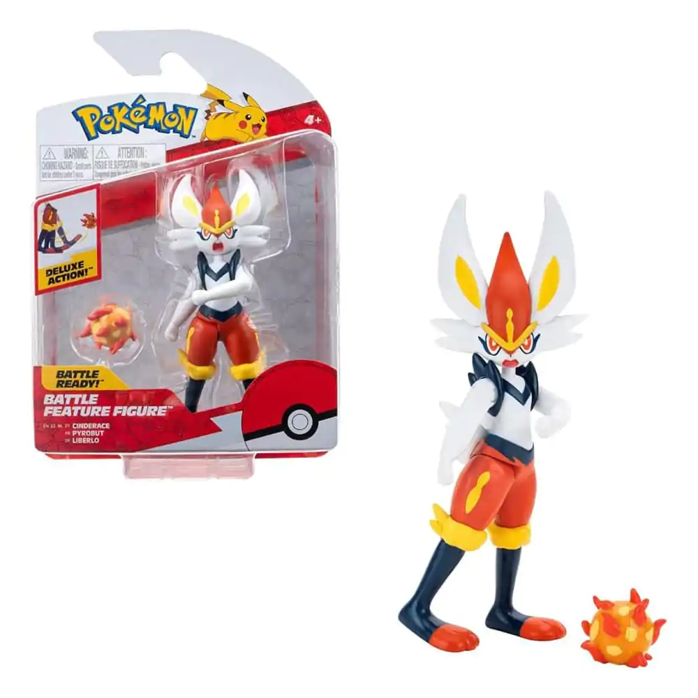 Pokémon Battle Feature Figure Cinderace 10 cm fotografii produktu