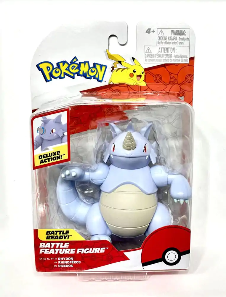 Pokémon Bojová Funkční Figurka Rhydon 20 cm fotografii produktu