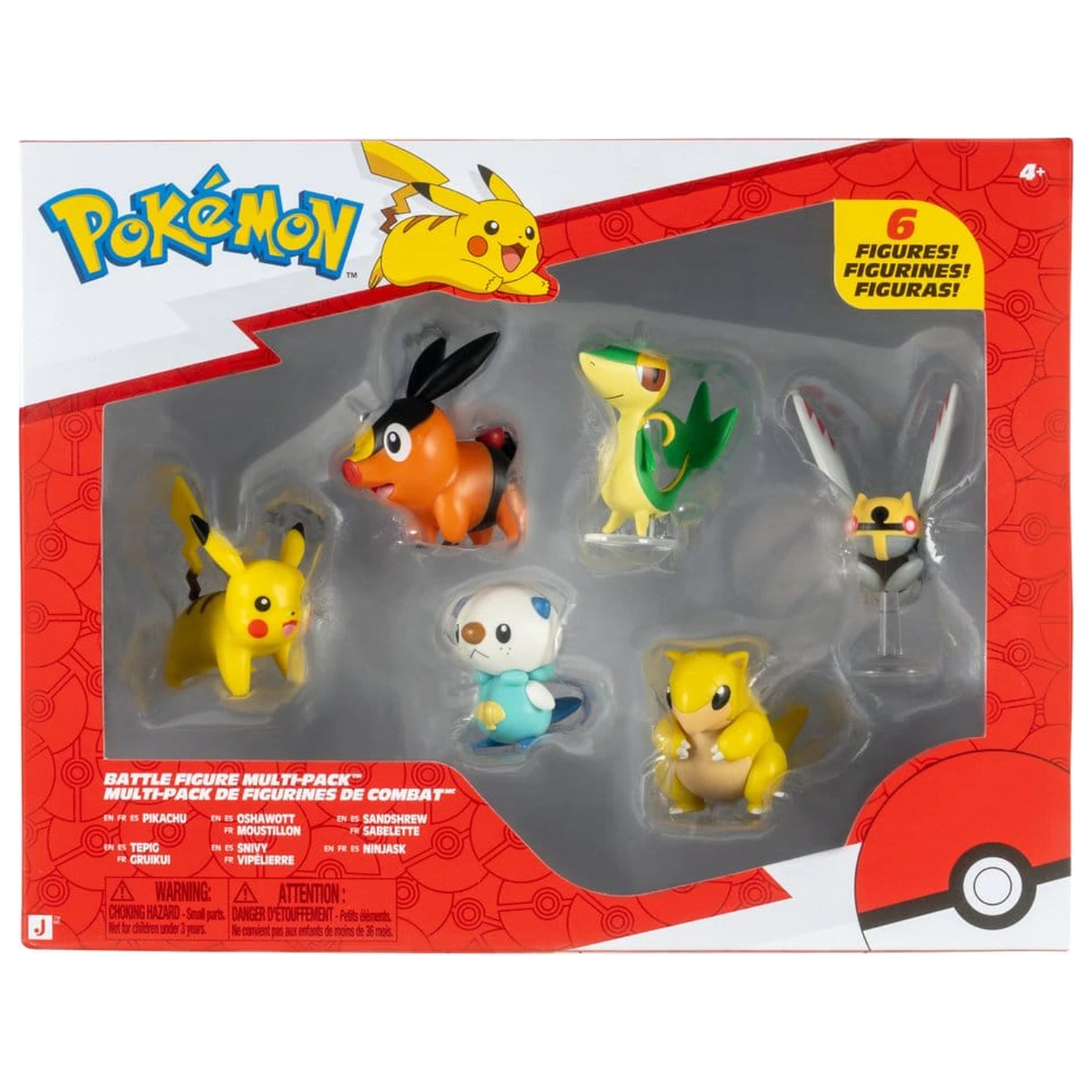 Pokémon Battle Figure balení 6 kusů fotografii produktu