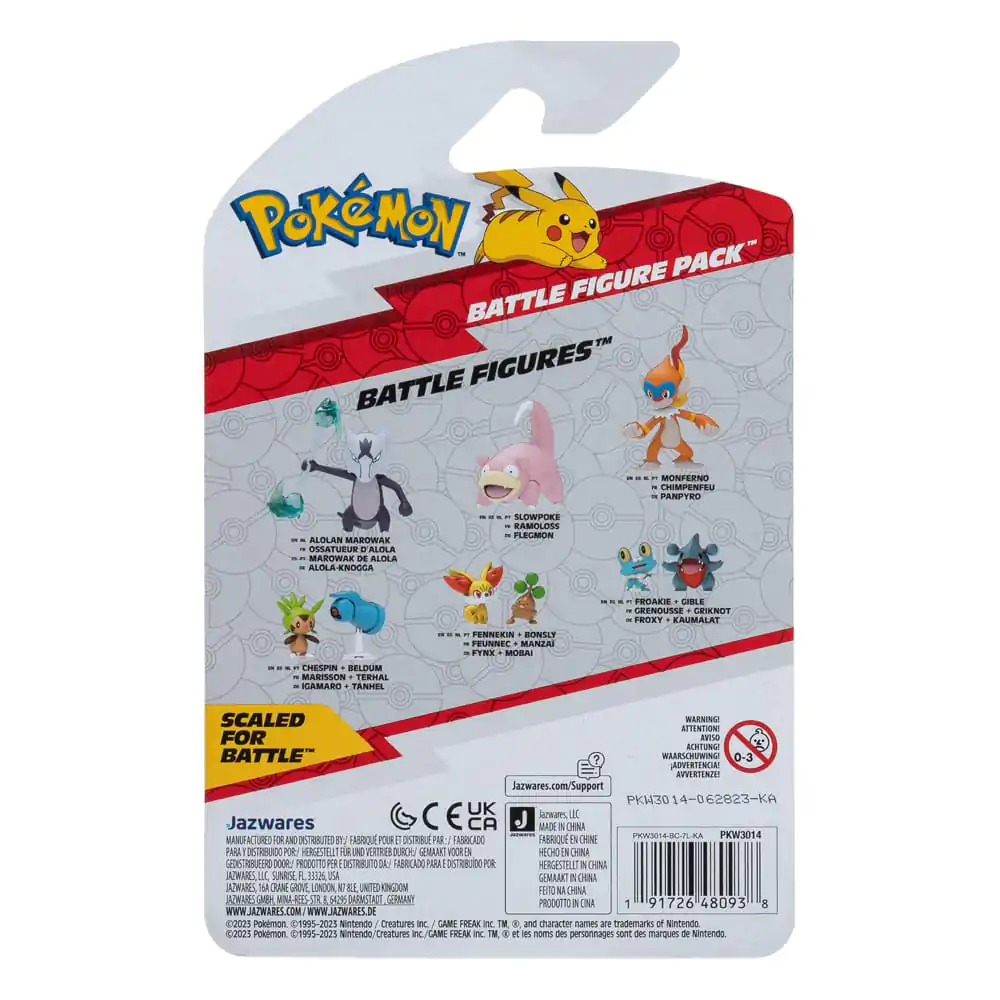 Pokémon Battle Figure Set prvních partnerů, 2-balení figurek Chespin, Beldum 5 cm fotografii produktu