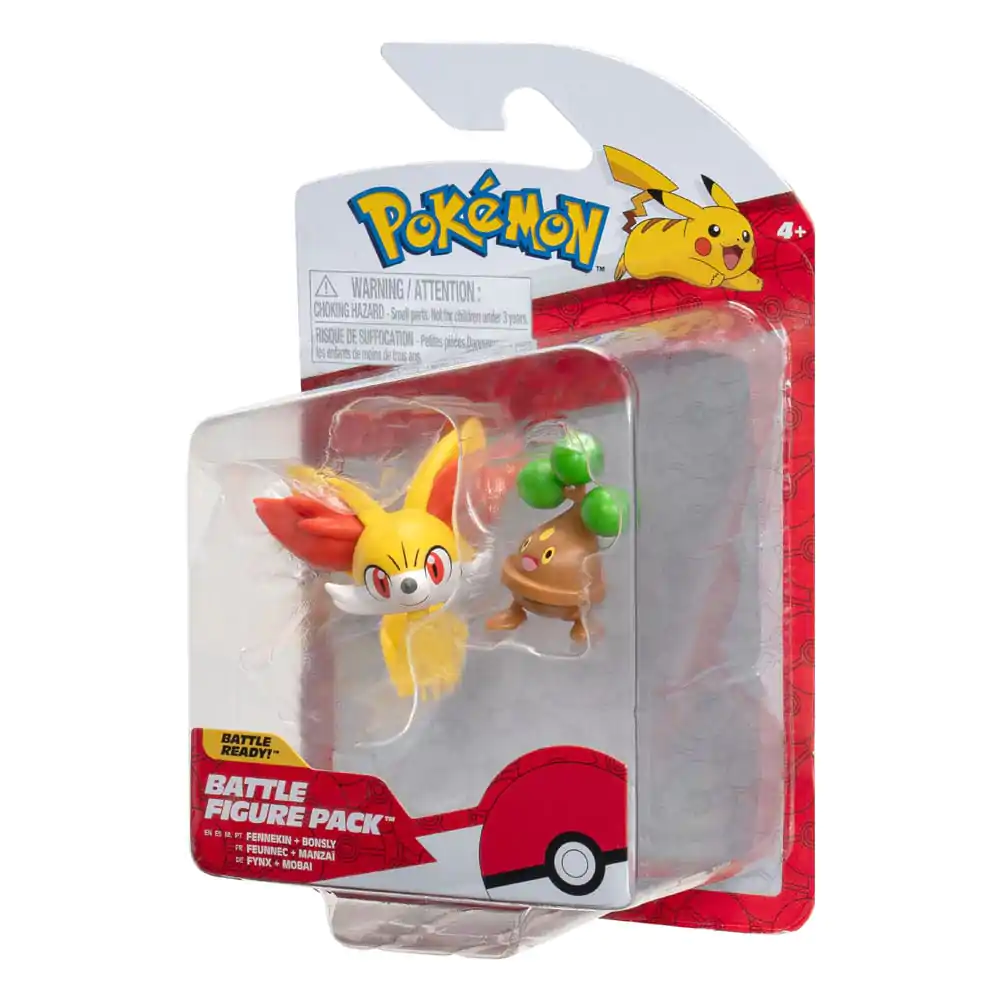 Pokémon Battle Figure First Partner Set Figurka 2-Pack Fennekin, Bonsly 5 cm fotografii produktu