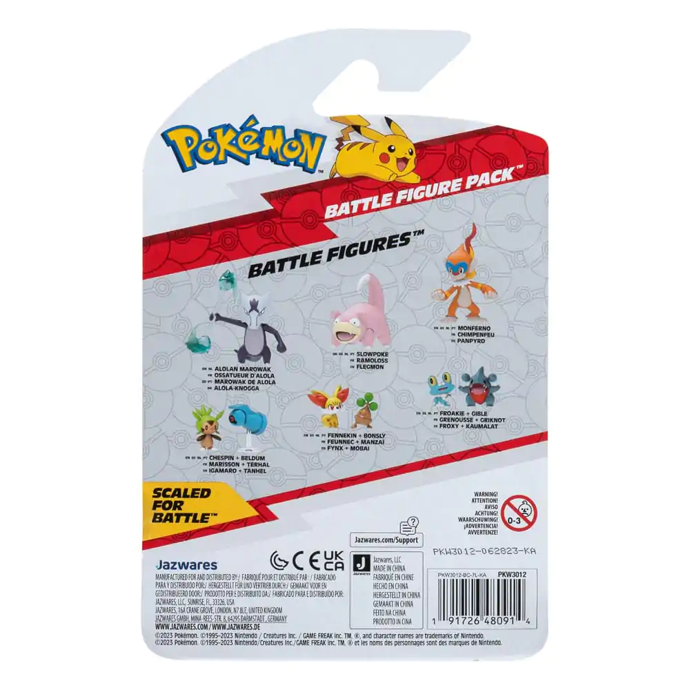 Pokémon Battle Figure First Partner Set Figurka 2-Pack Fennekin, Bonsly 5 cm fotografii produktu