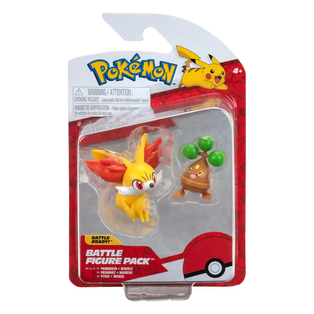 Pokémon Battle Figure First Partner Set Figurka 2-Pack Fennekin, Bonsly 5 cm fotografii produktu