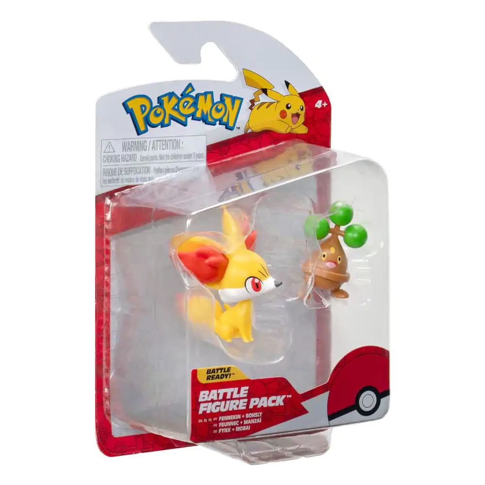 Pokémon Battle Figure First Partner Set Figurka 2-Pack Fennekin, Bonsly 5 cm fotografii produktu