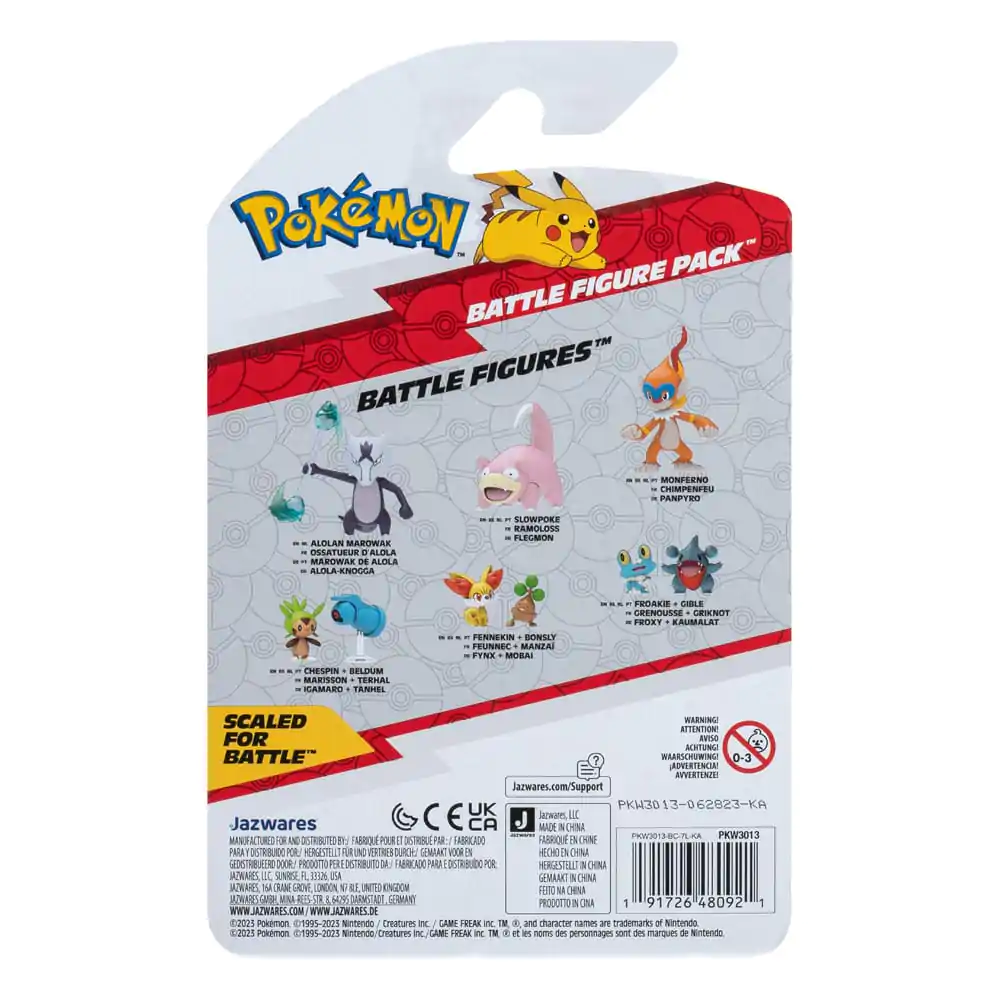 Pokémon Battle Figure First Partner Set Figurka 2-Pack Gible, Froakie 5 cm fotografii produktu