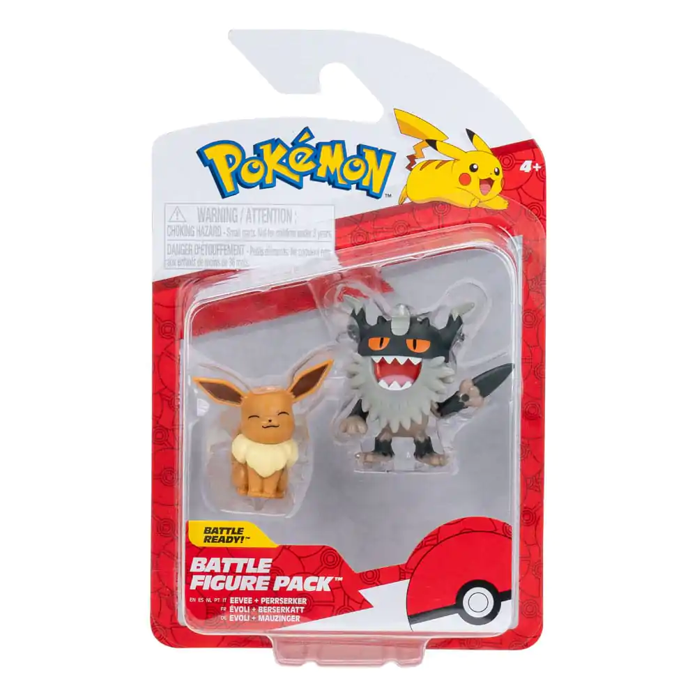 Pokémon Battle Figure Set Sběratelské figurky 2-Pack Perrserker & Eevee #2 fotografii produktu