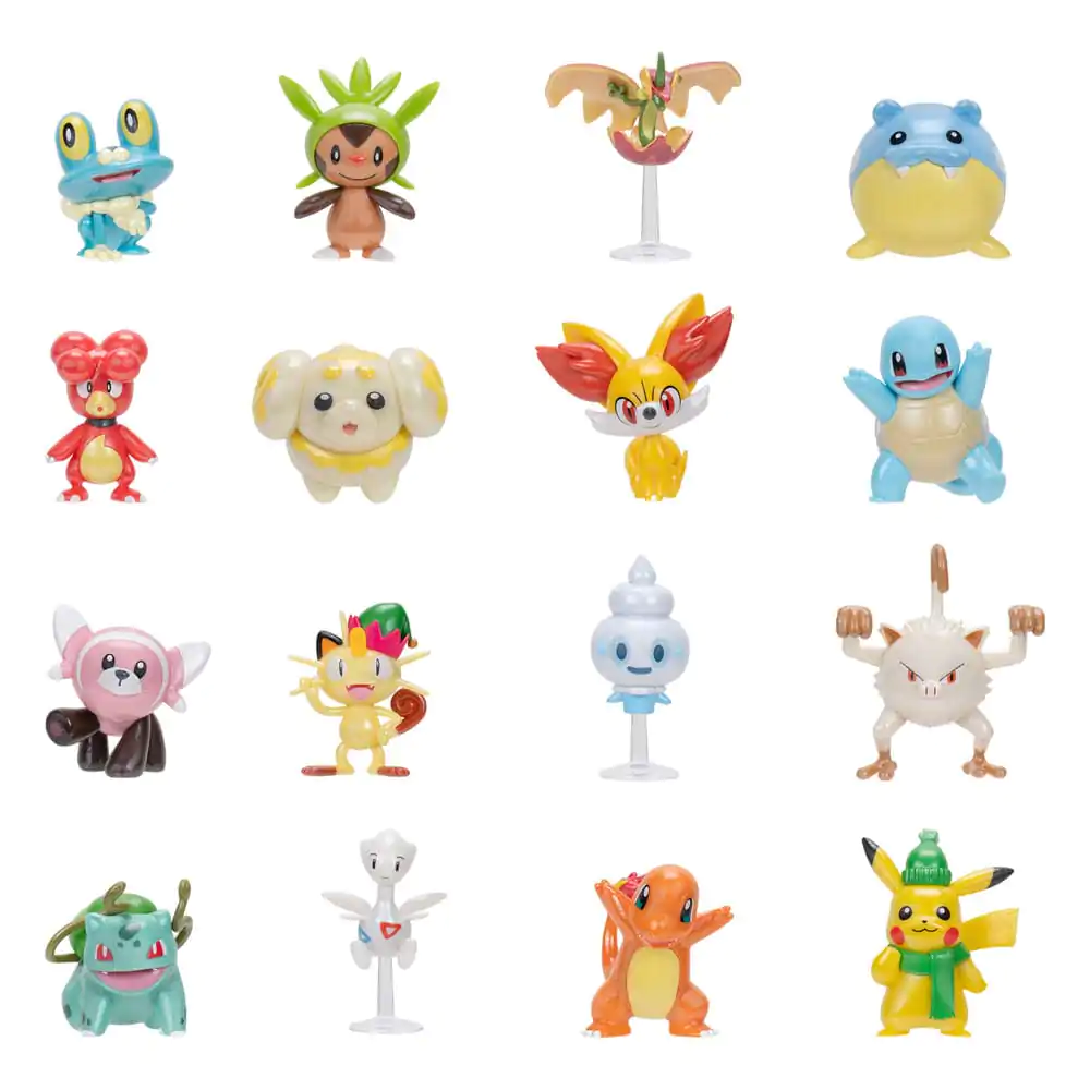 Pokémon Battle Figures Adventní Kalendář Sváteční 2024 *Verze DE/FR/NL* fotografii produktu