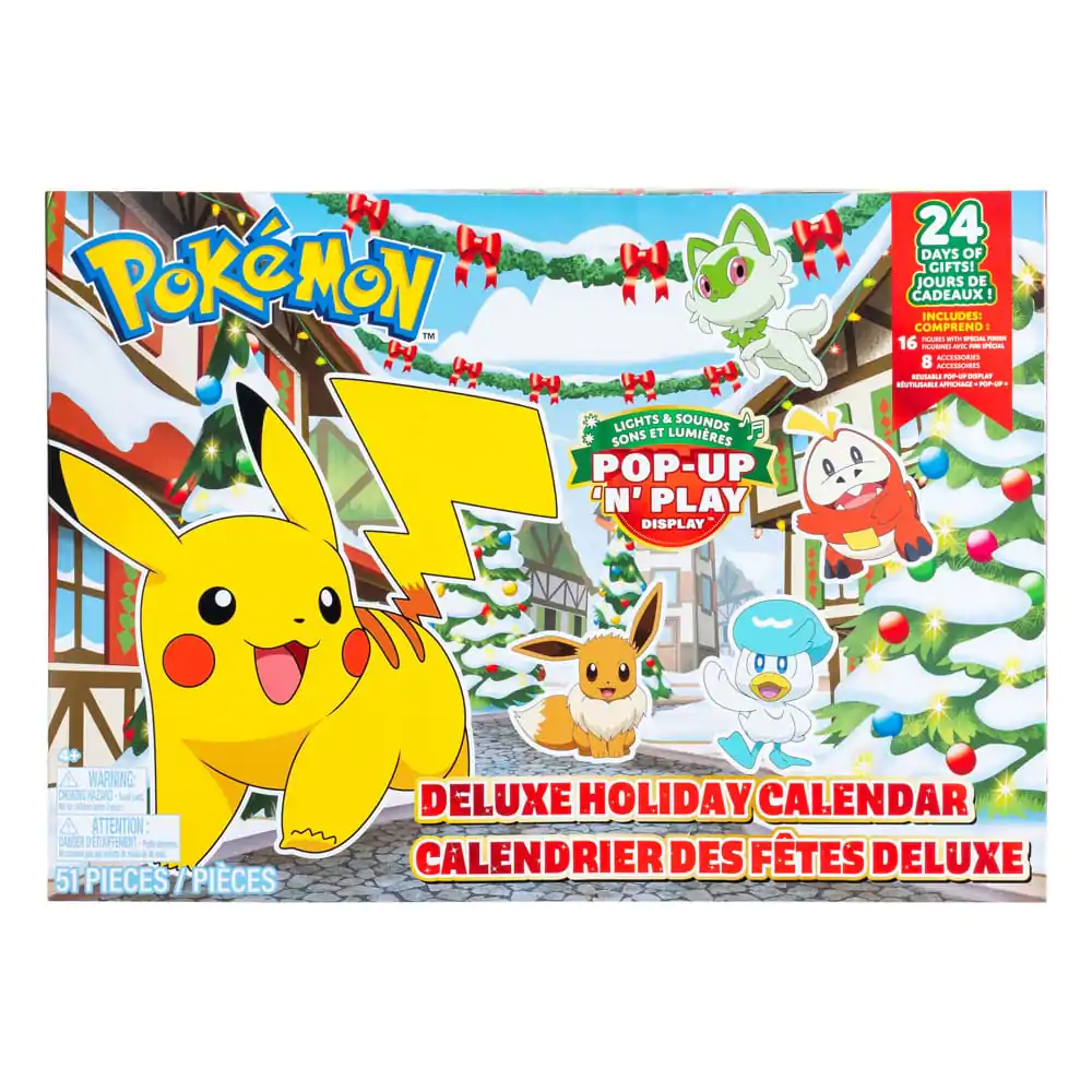 Pokémon Bojové Figurky Deluxe Adventní Kalendář Sváteční 2024 *Verze DE/FR/NL* fotografii produktu