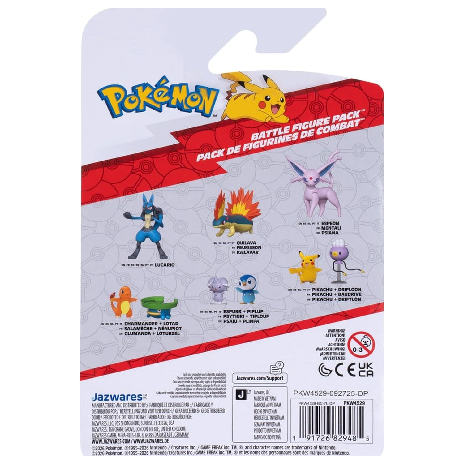 Pokémon Battle Figure 2-Pack Lotad & Charmander fotografii produktu