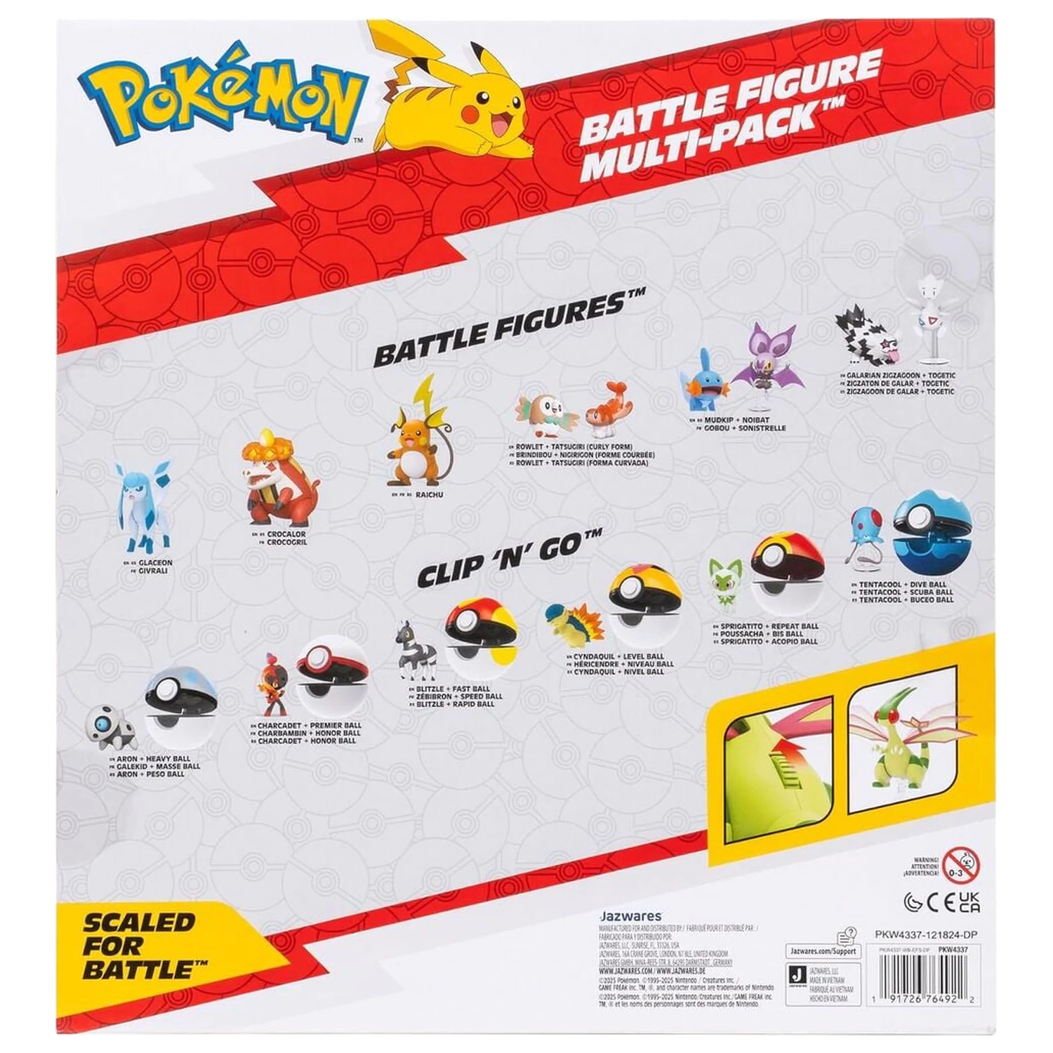 Pokemon Battle Ready pack 10 figurek fotografii produktu