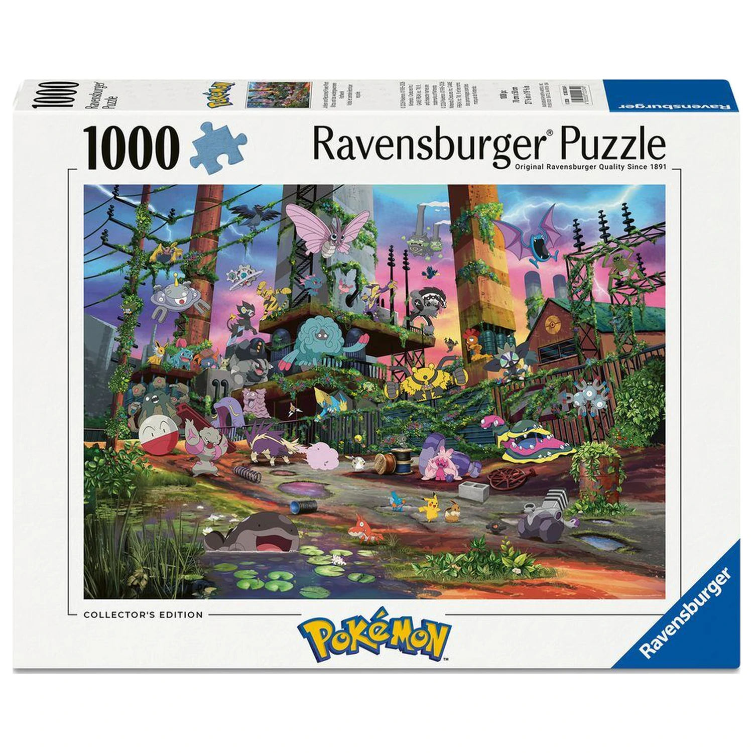 Pokemon Breakout 2 Jolteon a puzzle 1000 dílků Reclaimed Power Plant fotografii produktu