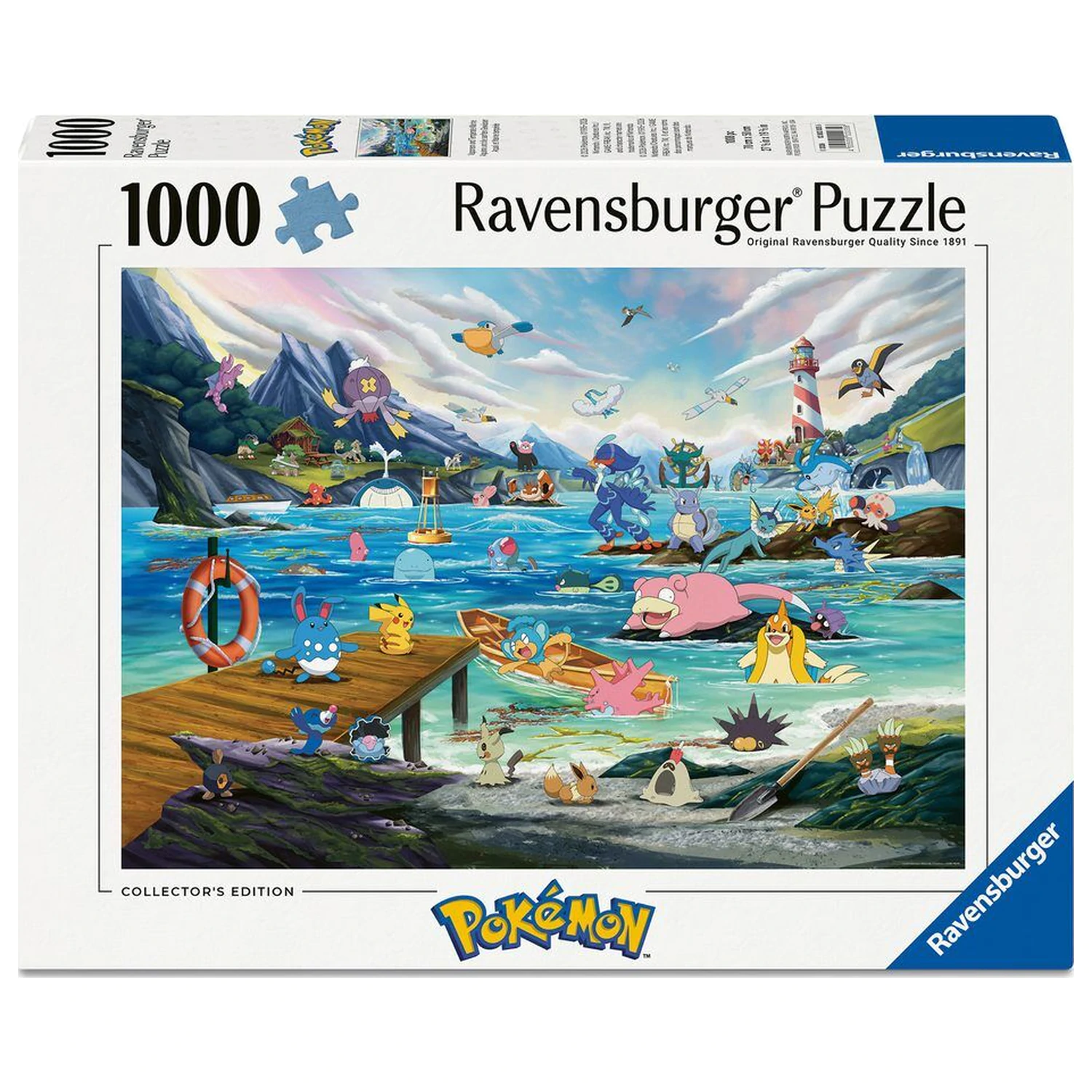 Pokemon Breakout 3 Vaporeon and the Warm Sea puzzle 1000 dílků fotografii produktu