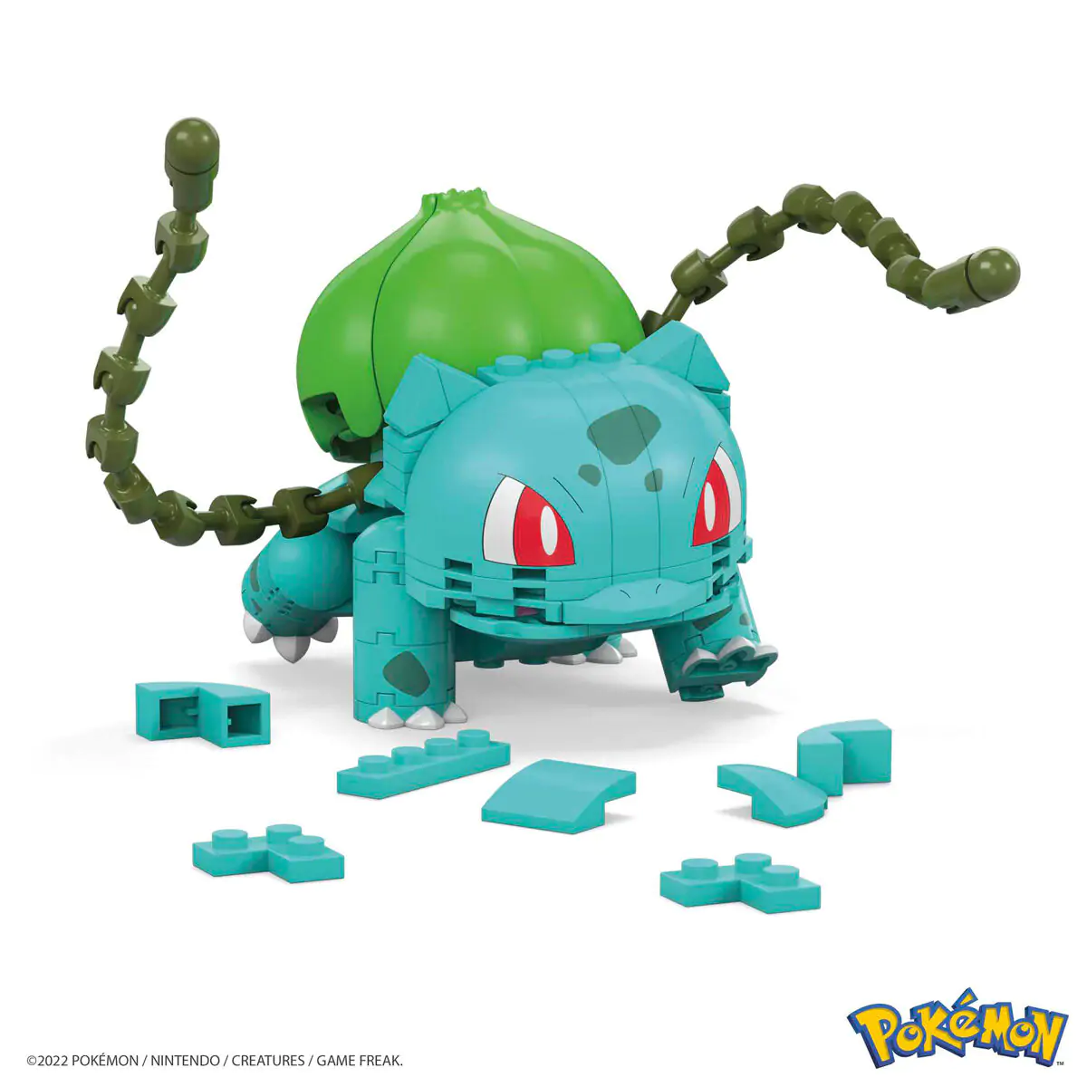 Pokémon Mega Construx Wonder Builders stavebnice Bulbasaur 10 cm fotografii produktu