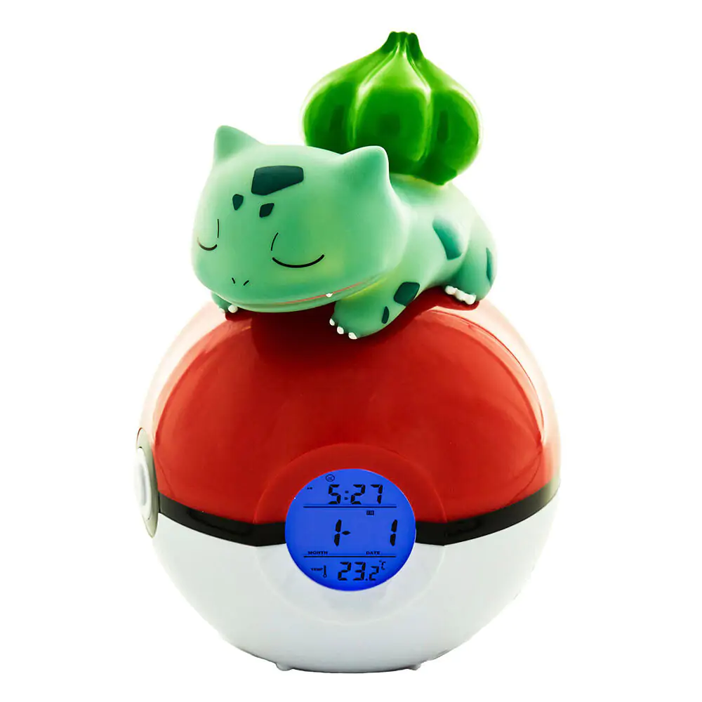 Pokémon Budík Pokeball se světlem Bulbasaur 18 cm fotografii produktu
