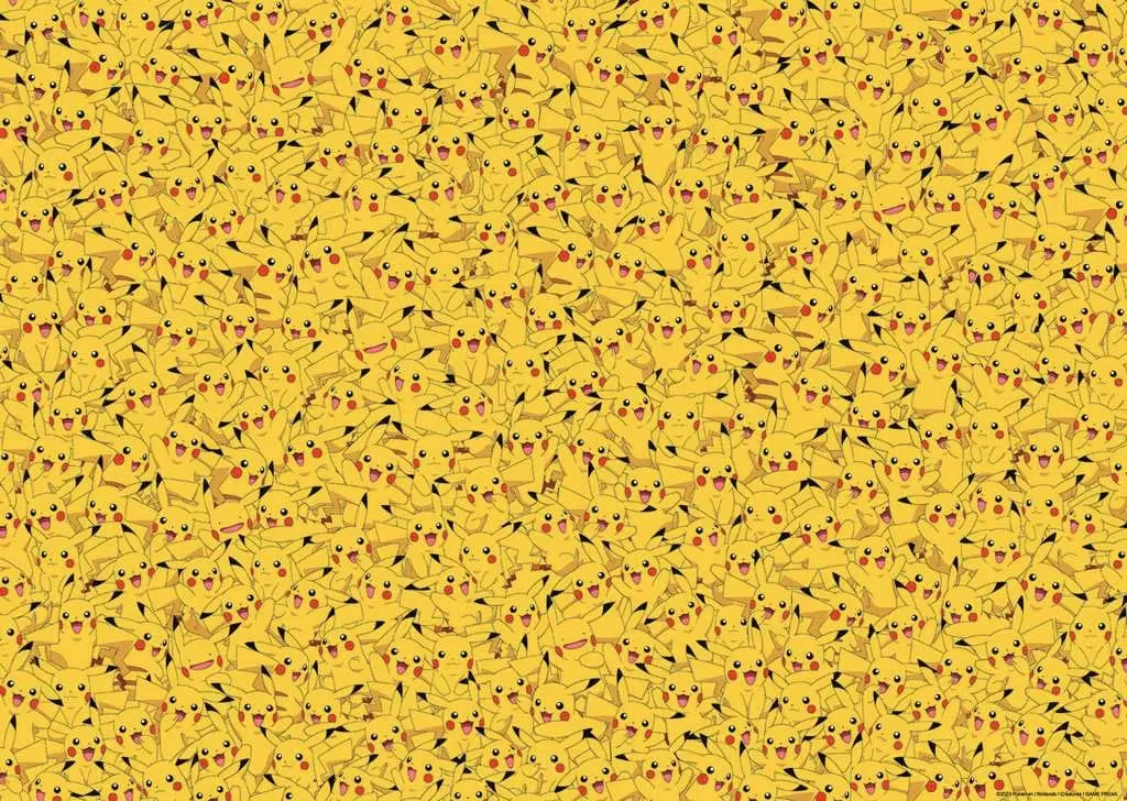 Pokémon Challenge Puzzle Skládačka Pikachu (1000 dílků) fotografii produktu