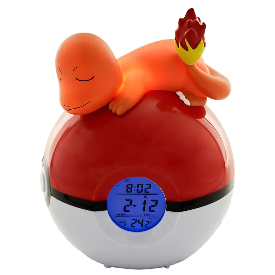 Pokémon Budík Pokeball se Světlem Charmander 18 cm fotografii produktu