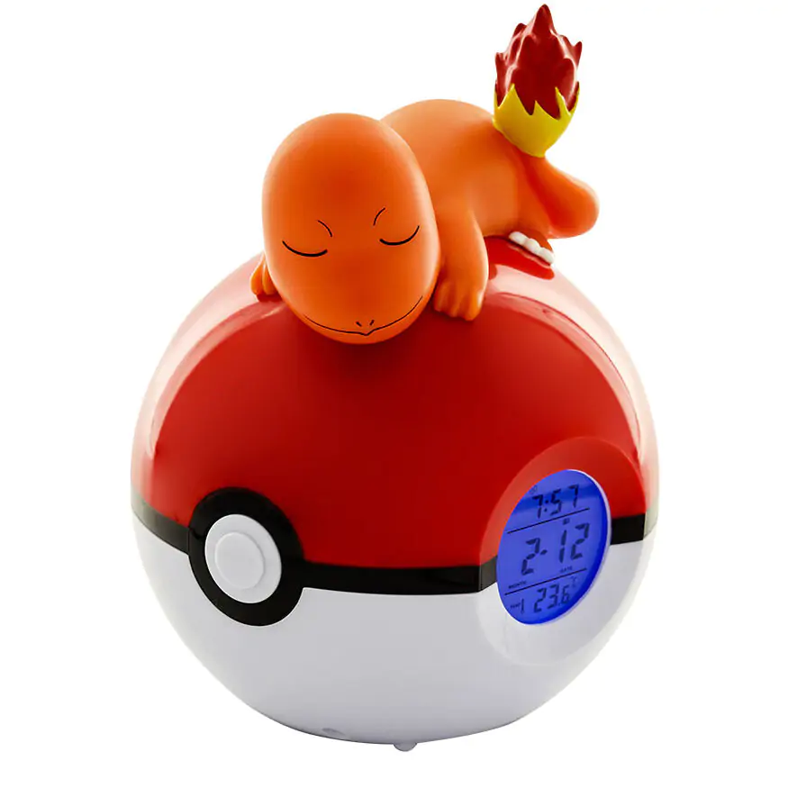 Pokémon Budík Pokeball se Světlem Charmander 18 cm fotografii produktu