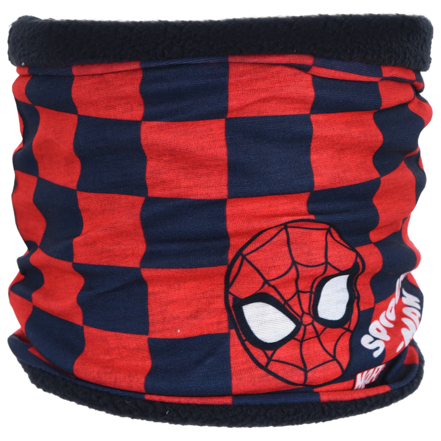 Spiderman kostkovaná dětská šála, nákrčník fotografii produktu