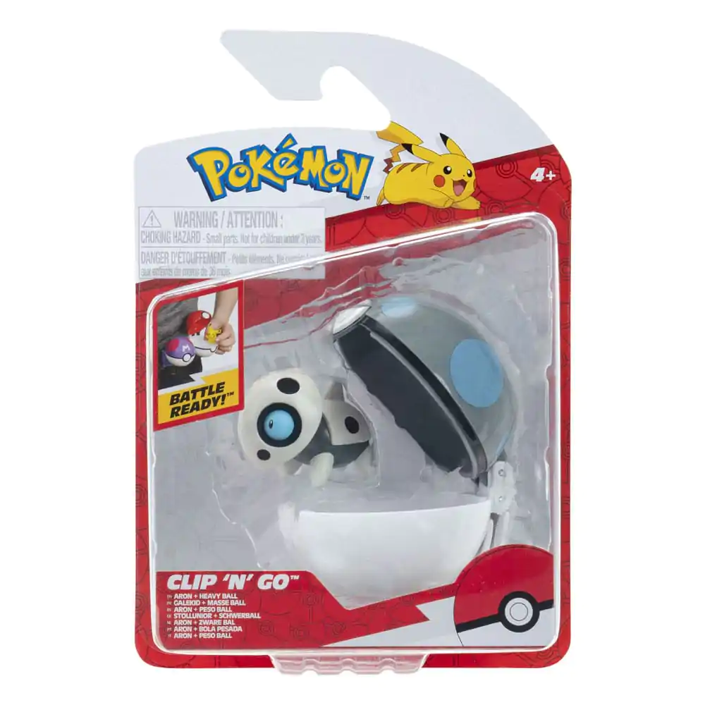 Pokémon Clip'n'Go Poké Baly Aron & Těžký Míč fotografii produktu