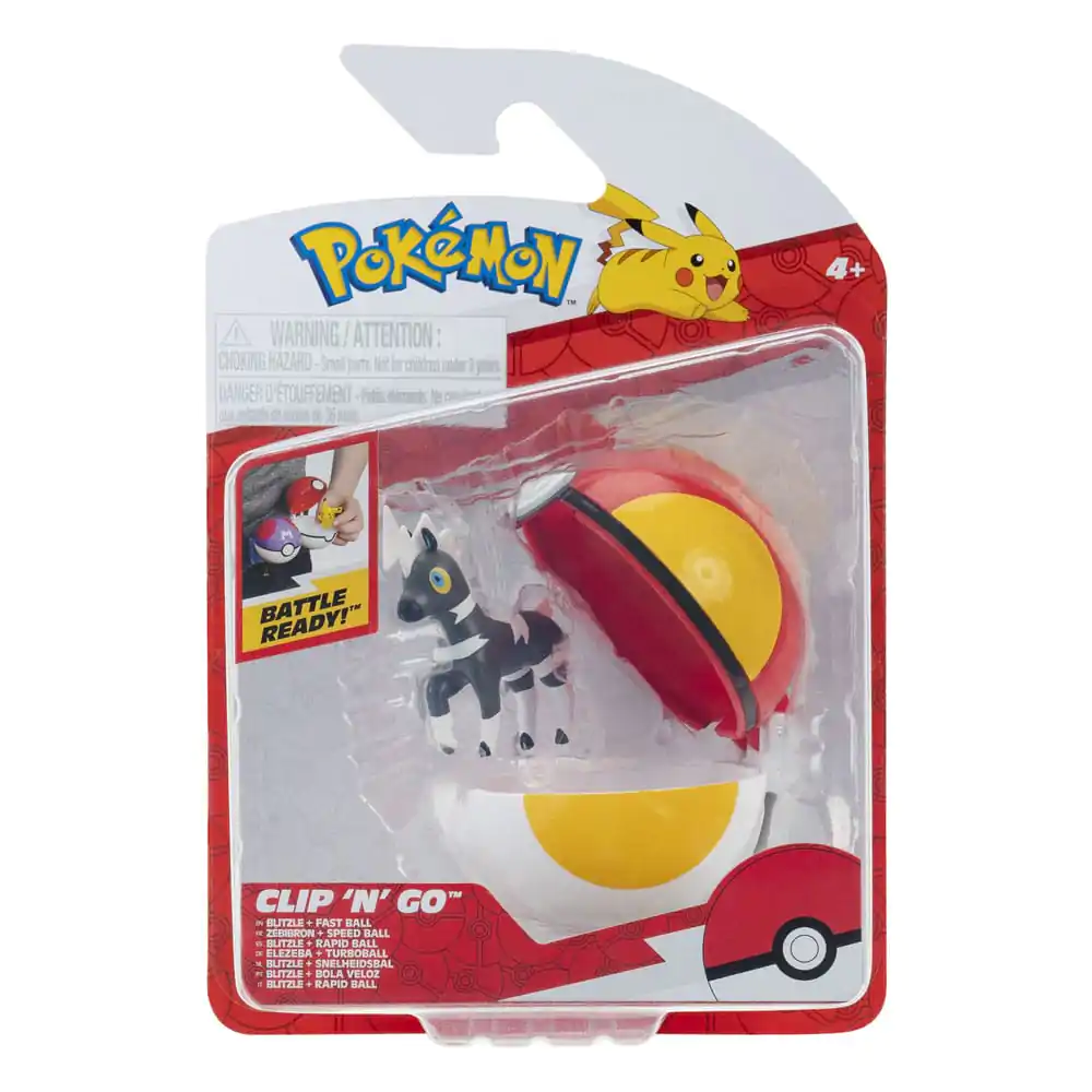 Pokémon Clip'n'Go Poké Balls Blitzle & Fast BallPokémon Clip'n'Go Poké Baly Blitzle & Fast Ball fotografii produktu