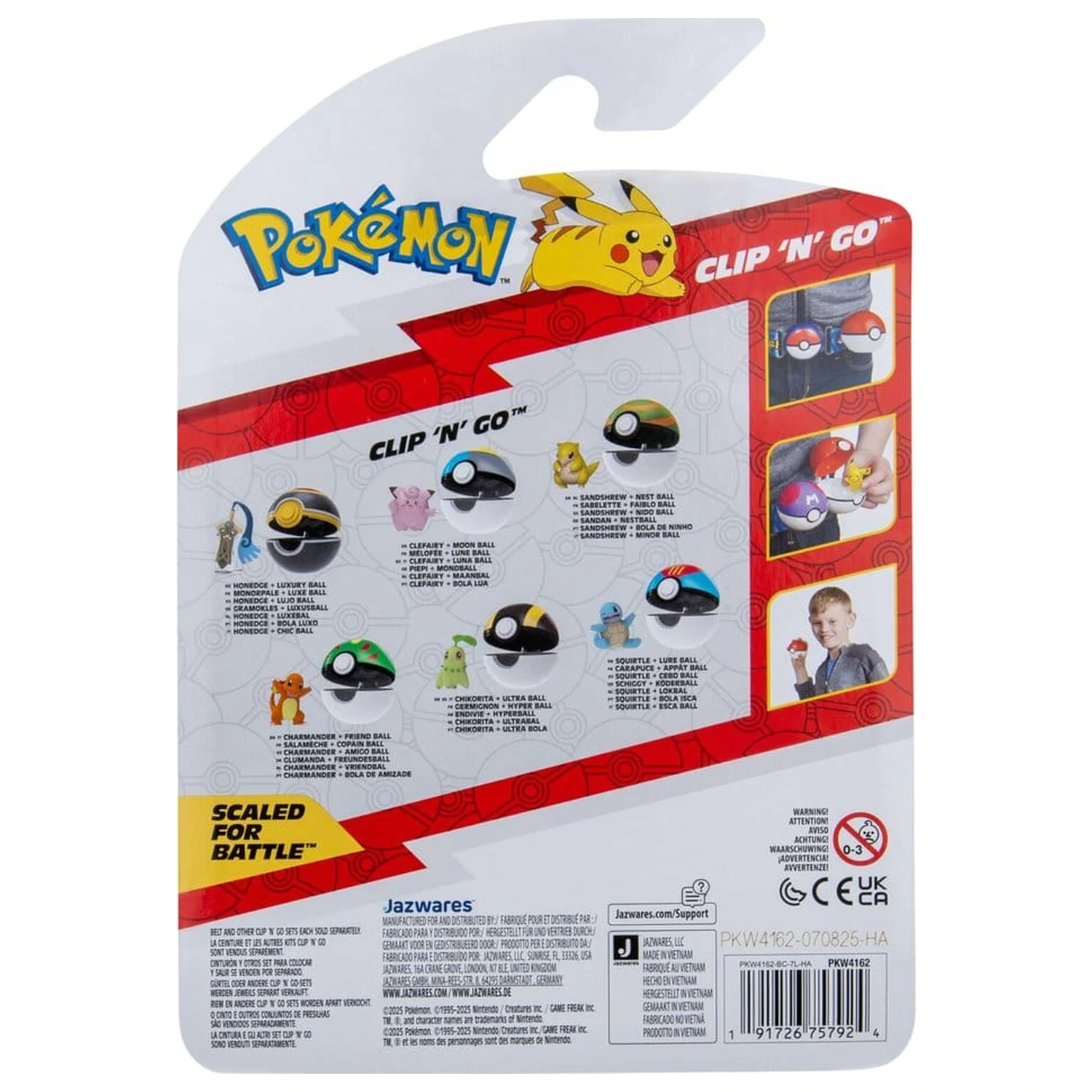 Pokémon Clip 'n' Go Akční figurka Charmander & Friend Ball fotografii produktu