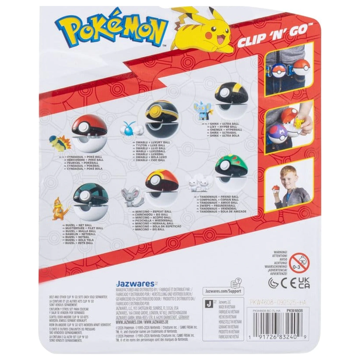 Pokémon Clip 'n' Go Akční figurka Cyndaquil a Poké Ball fotografii produktu