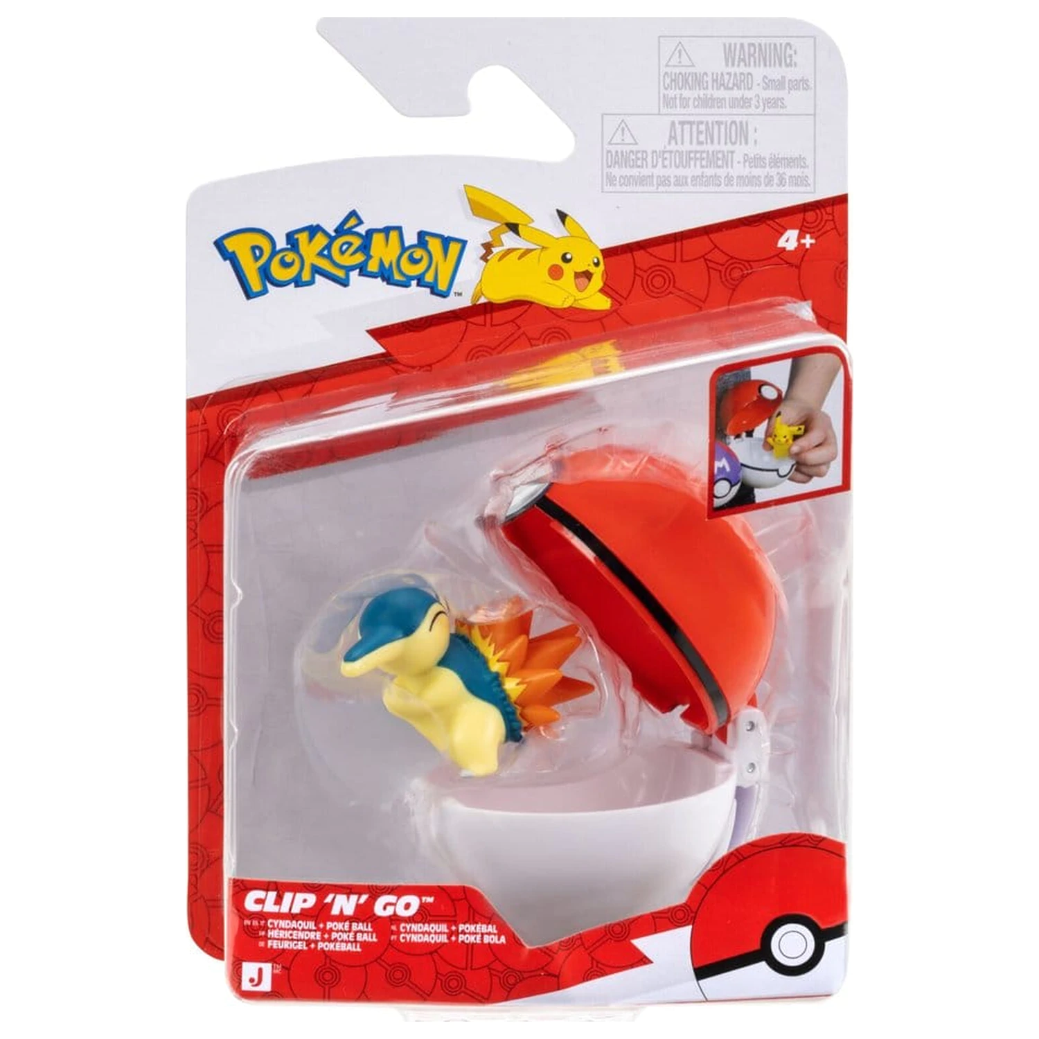 Pokémon Clip 'n' Go Akční figurka Cyndaquil a Poké Ball fotografii produktu