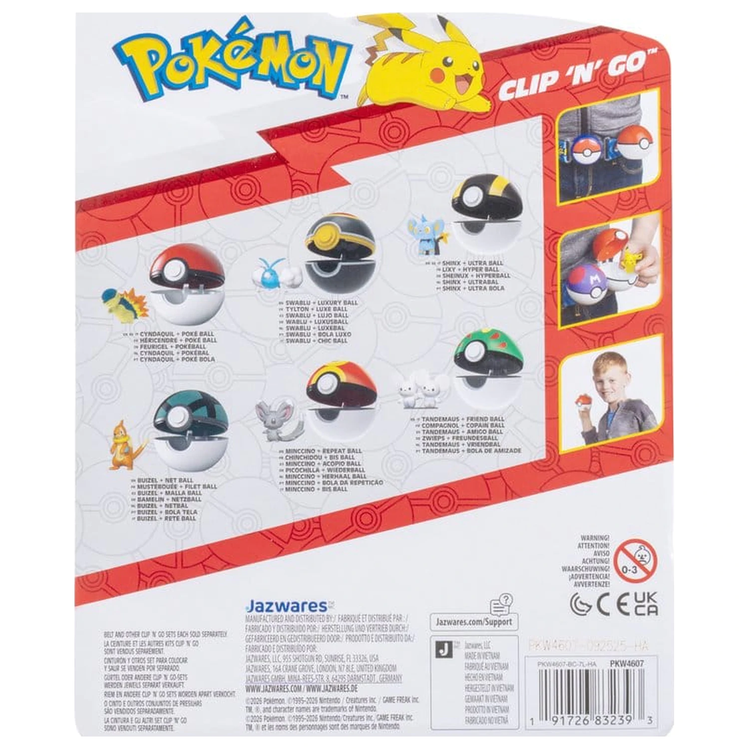Pokémon Clip 'n' Go Akční figurka Shinx & Ultra Ball fotografii produktu