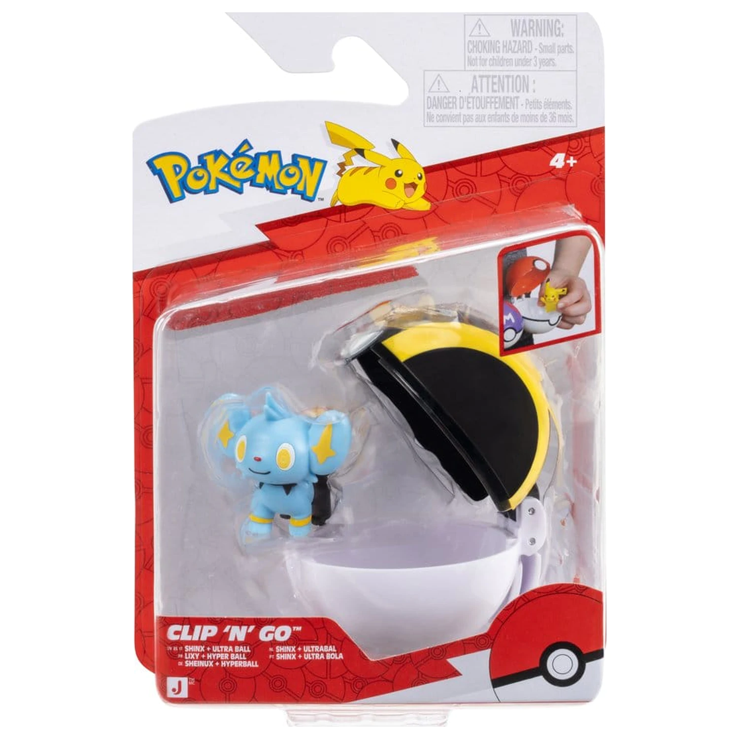 Pokémon Clip 'n' Go Akční figurka Shinx & Ultra Ball fotografii produktu