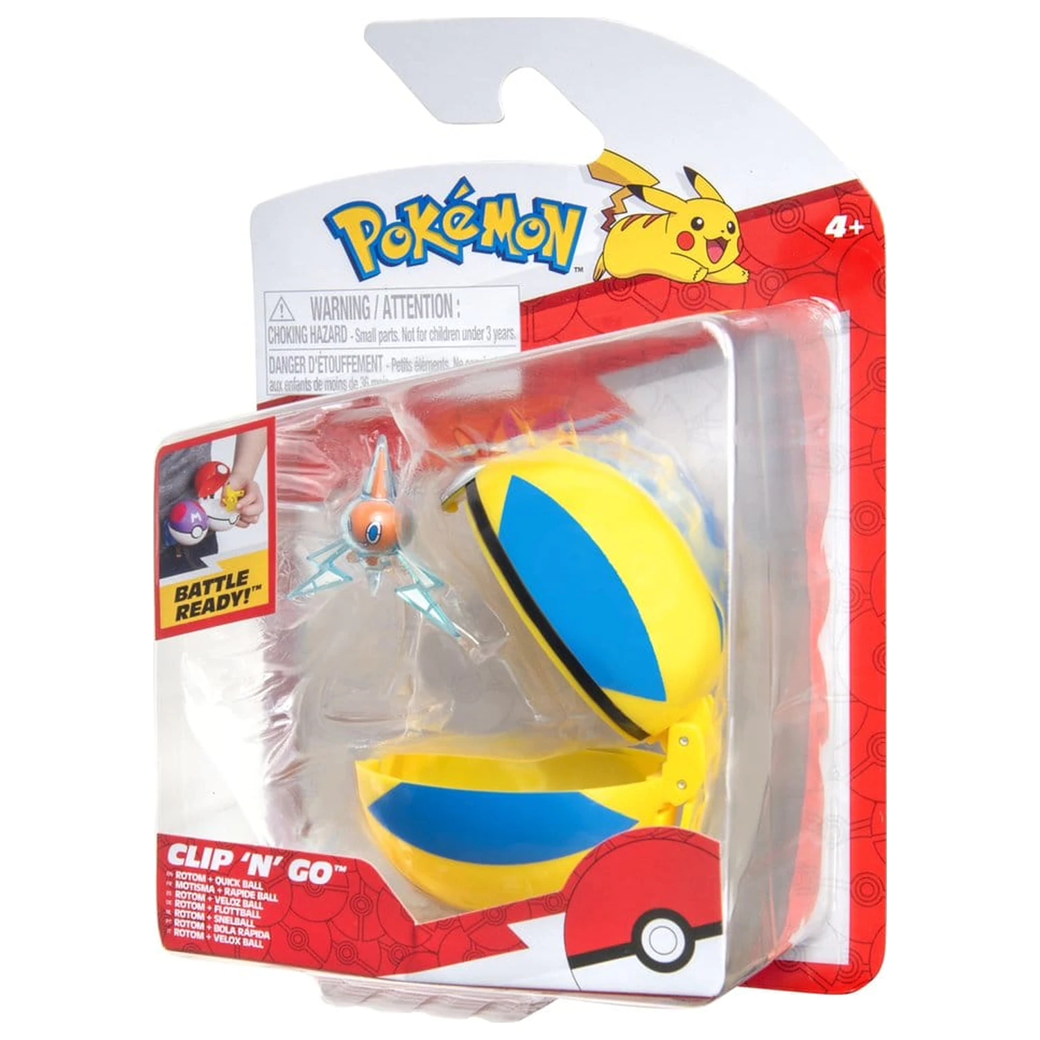 Pokémon Clip 'n' Go Akční figurka Wave 21 Rotom & Quick Ball fotografii produktu