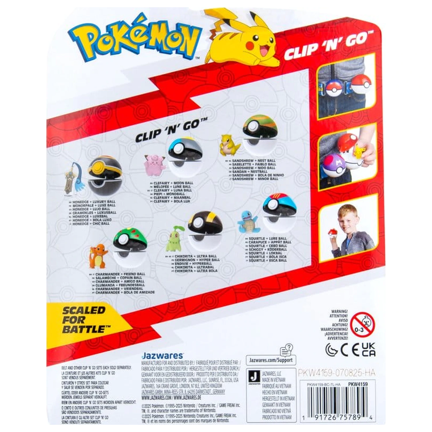 Pokémon Clip 'n' Go Akční figurka Wave 22 Honedge & Luxury Ball fotografii produktu