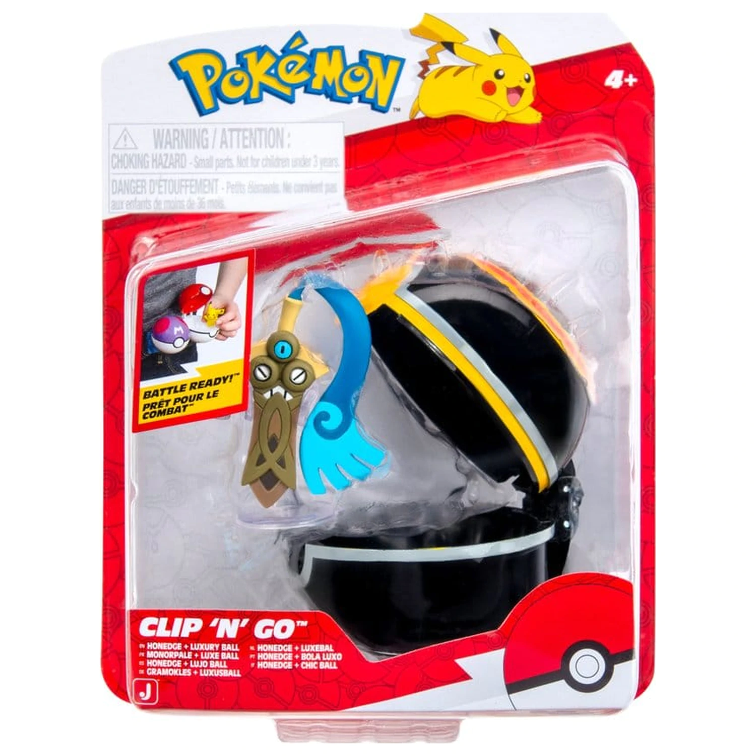 Pokémon Clip 'n' Go Akční figurka Wave 22 Honedge & Luxury Ball fotografii produktu