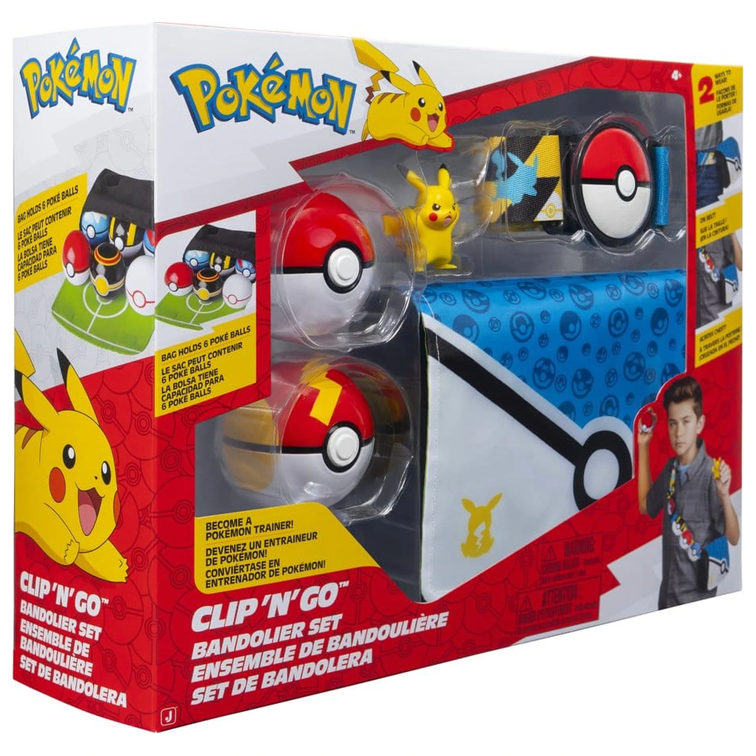 Pokémon Clip 'n' Go bandalír set Pikachu fotografii produktu