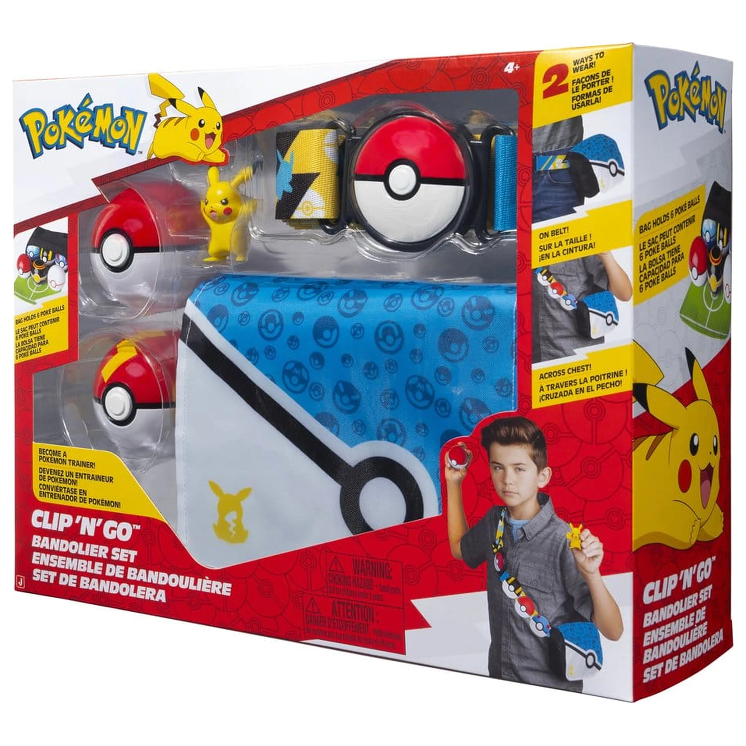 Pokémon Clip 'n' Go bandalír set Pikachu fotografii produktu