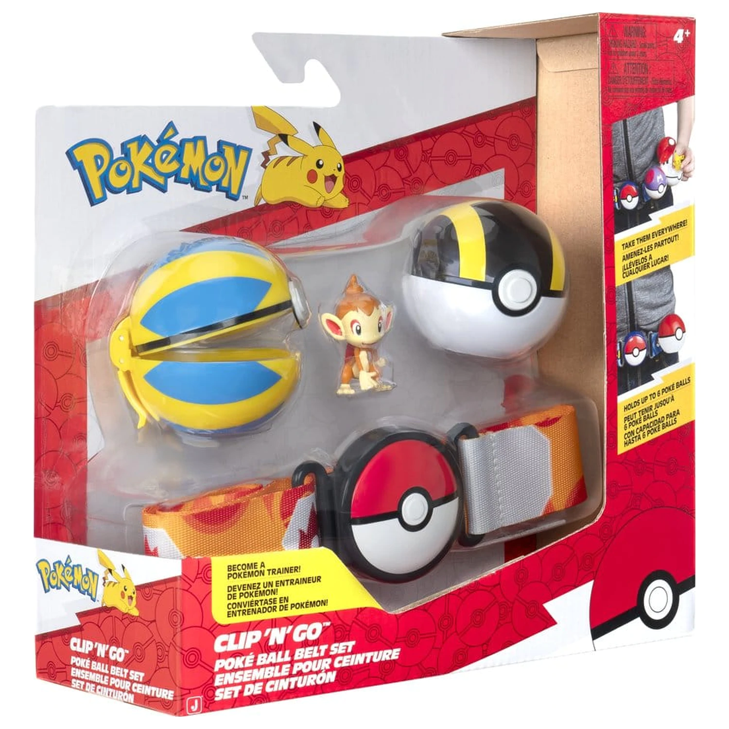 Pokémon Clip 'n' Go Sady pásů Chimchar fotografii produktu