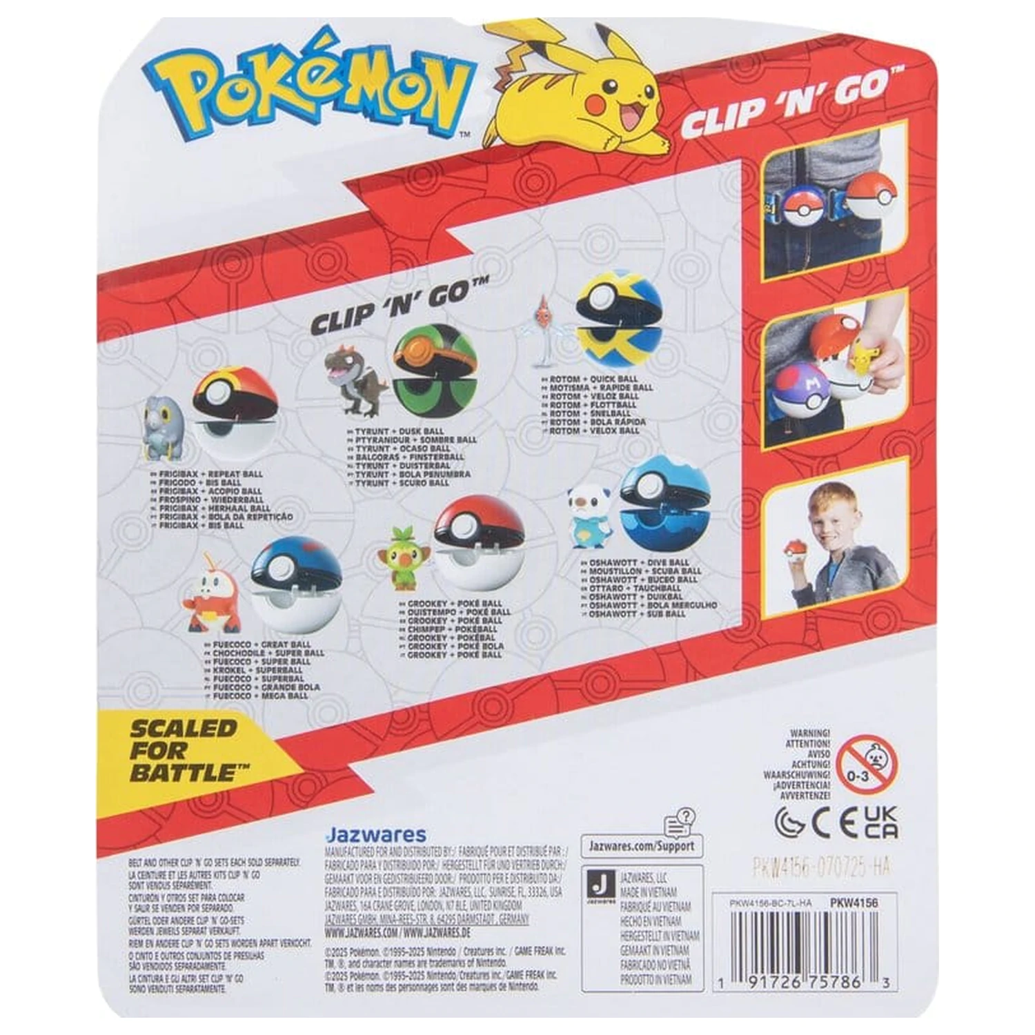 Pokémon Clip 'n' Go Fuecoco & Great Ball fotografii produktu